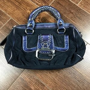 Vintage Guess Blue Purse Shoulder Bag
